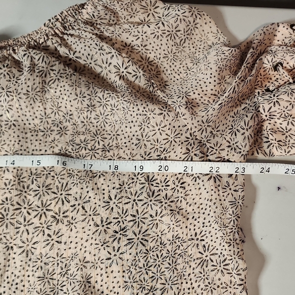 Style & Co. Tan Tie Front Tunic with Relaxed Bell Sleeves - Picture 5 of 10